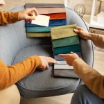 Comparison of different upholstery fabric swatches