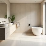 floating vanities enhance minimalist bathroom elegance