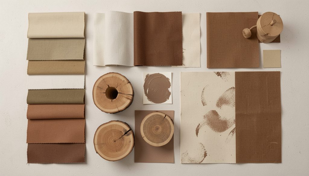 Color palette mood board