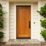Wood door