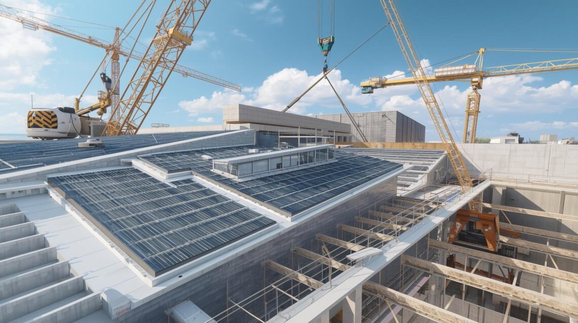 How Heavy Lifting Equipment Improves Modern Roofing Projects