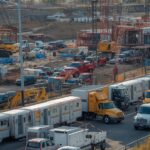 Portable Toilet Placement for Large Equipment and Heavy Traffic Job Sites