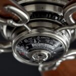 Close-up of DC motor ceiling fan specification