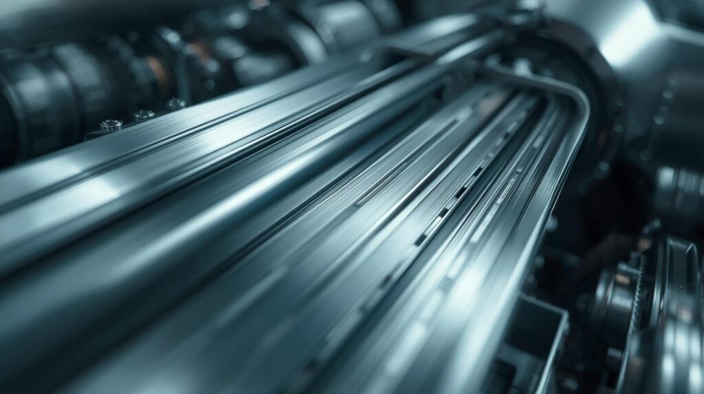 Close-up of smooth expansion mechanism in action