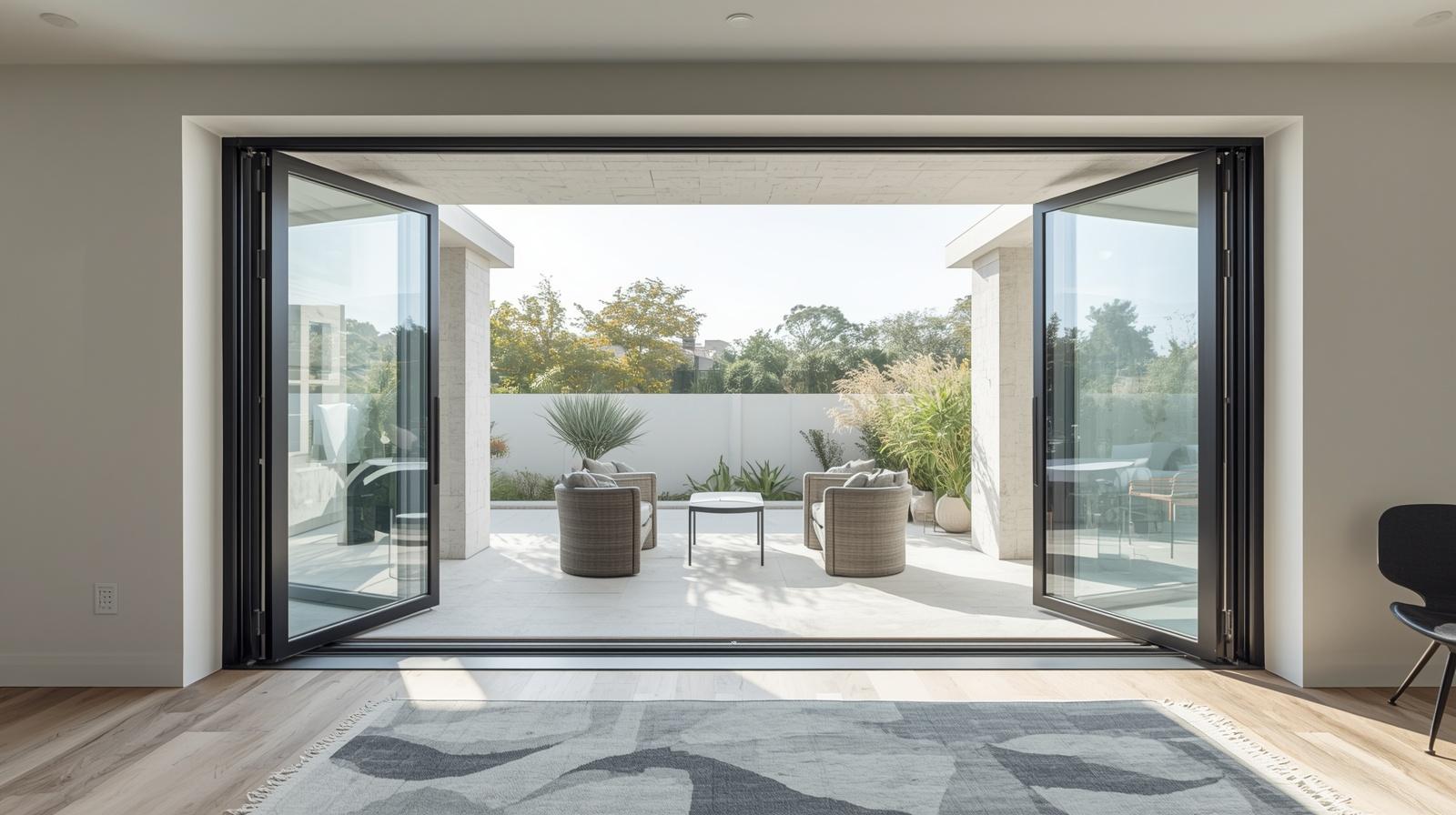 Folding Glass Doors for Outdoor Living Spaces