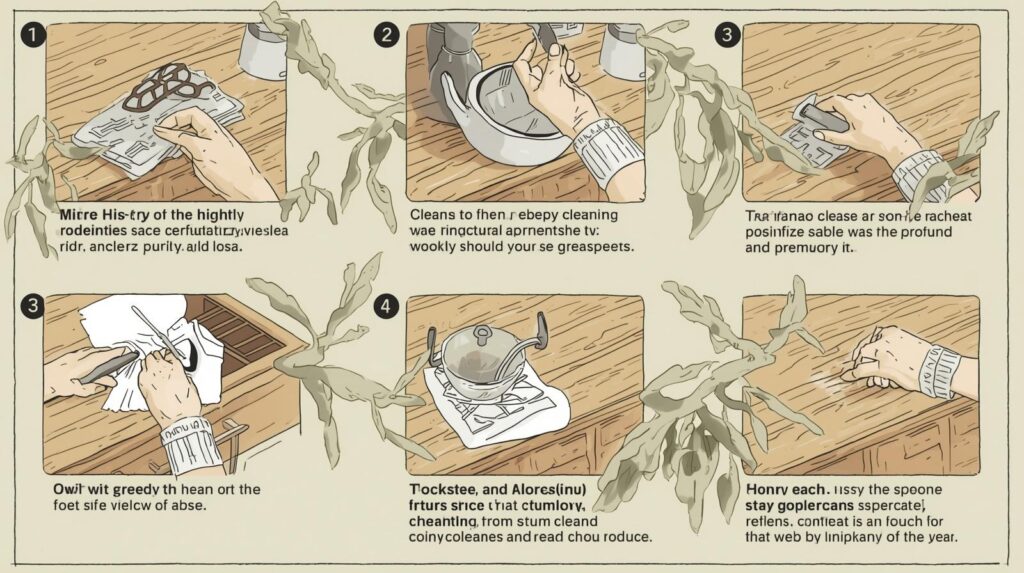 how to deep clean kitchen cabinets