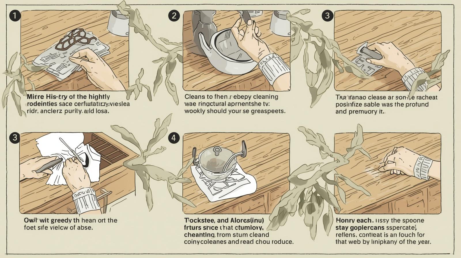 how to deep clean kitchen cabinets