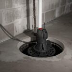 Image 3_ Sump pump installed in basement