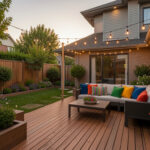 Modern Backyard Seating Area