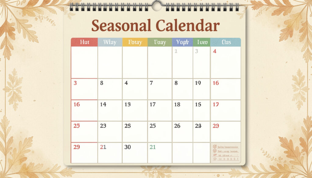 Seasonal Calendar