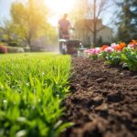 Spring lawn care and garden preparation