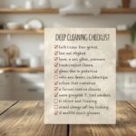 deep cleaning checklist