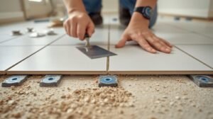 how to lay tile flooring