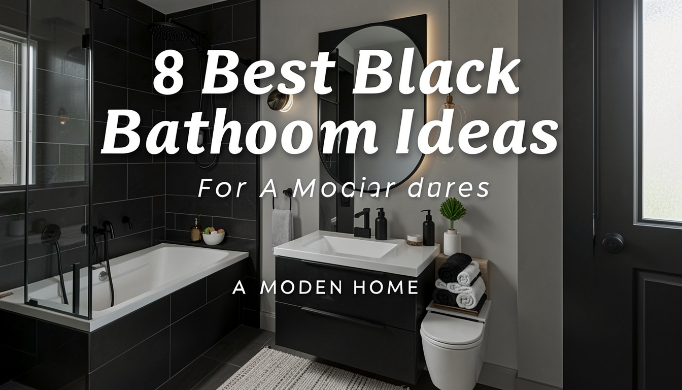8 Best Black Bathroom Decor Ideas for a Modern Home