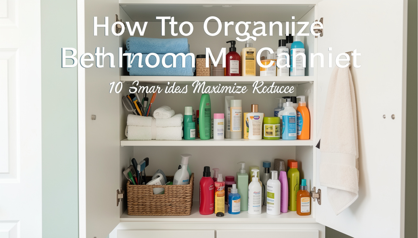 How to Organize Bathroom Cabinet 10 Smart Ideas to Maximize Storage and Reduce Clutter