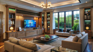 Modern family home with stylish interior design