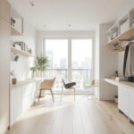 Small modern apartment with smart storage solutions