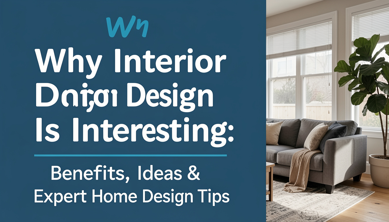 Why Interior Design Is Interesting Benefits, Ideas & Expert Home Design Tips