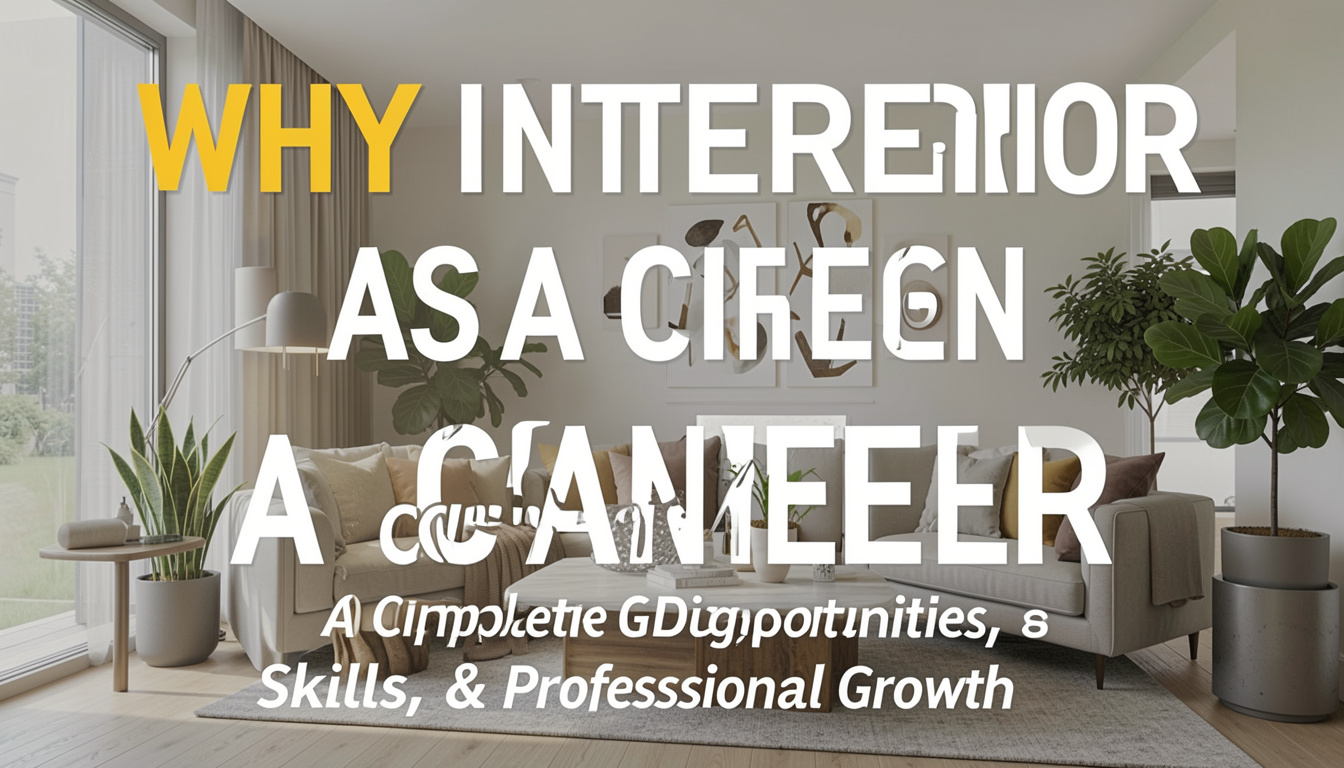 Why Interior Design as a Career A Complete Guide to Opportunities, Skills, and Professional Growth